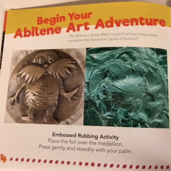 Adventure Guide Booklet Abilene TX Storybook Capital Of America Family Activity - Picture 6 of 7